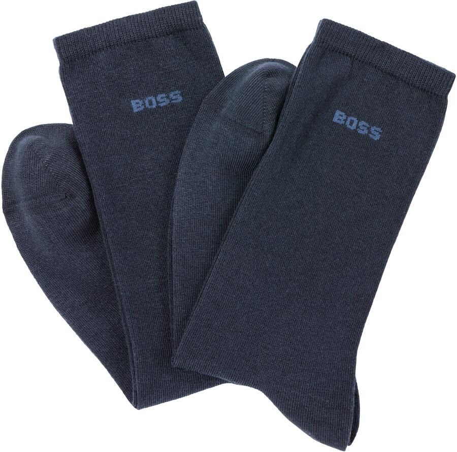 BOSS Business-sokken 2P RS Uni Logo CC W (2 paar Set van 2) - Foto 2