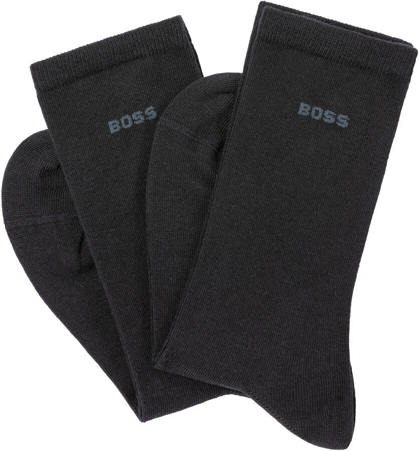 BOSS Business-sokken 2P RS Uni Logo CC W (2 paar Set van 2) - Foto 6