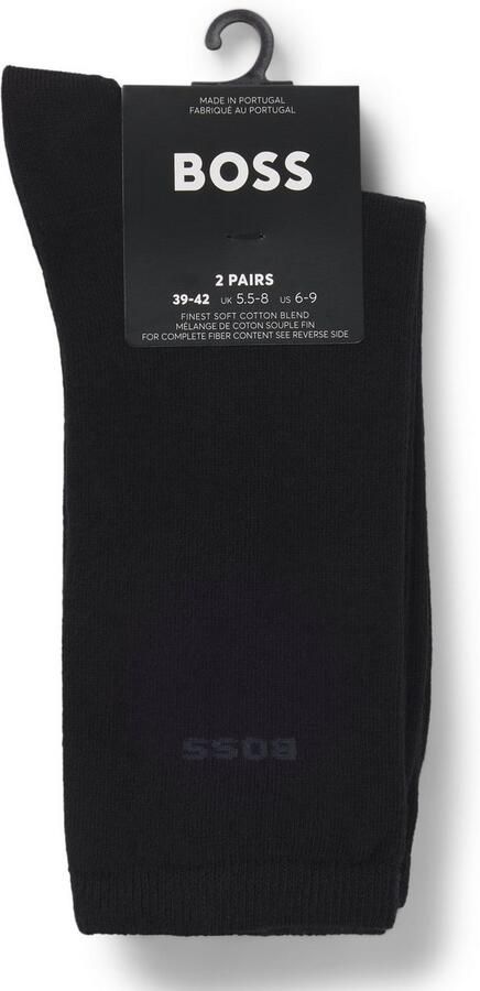 BOSS Business-sokken 2P RS Uni Logo CC W (2 paar Set van 2) - Foto 4