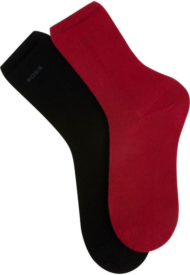 BOSS Business-sokken 2P RS Uni Logo CC W (2 paar Set van 2)
