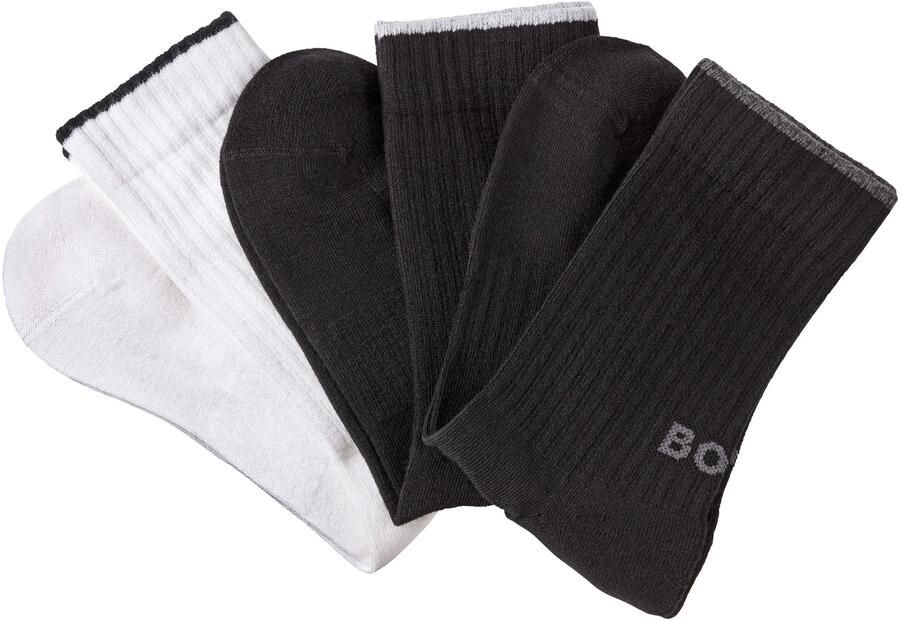 BOSS Business-sokken 3PQS Rib Logo Bam (set 3 paar) - Foto 2