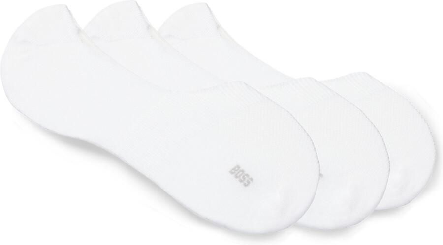 BOSS Enkelsokken 3P SL Uni CC onzichtbaar in de schoen (3 paar) - Foto 6