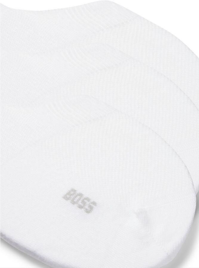 BOSS Enkelsokken 3P SL Uni CC onzichtbaar in de schoen (3 paar) - Foto 3