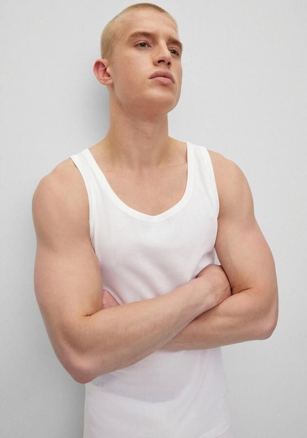 Boss Tanktop met labeldetail in een set van 3 stuks model 'Modern' - Foto 4