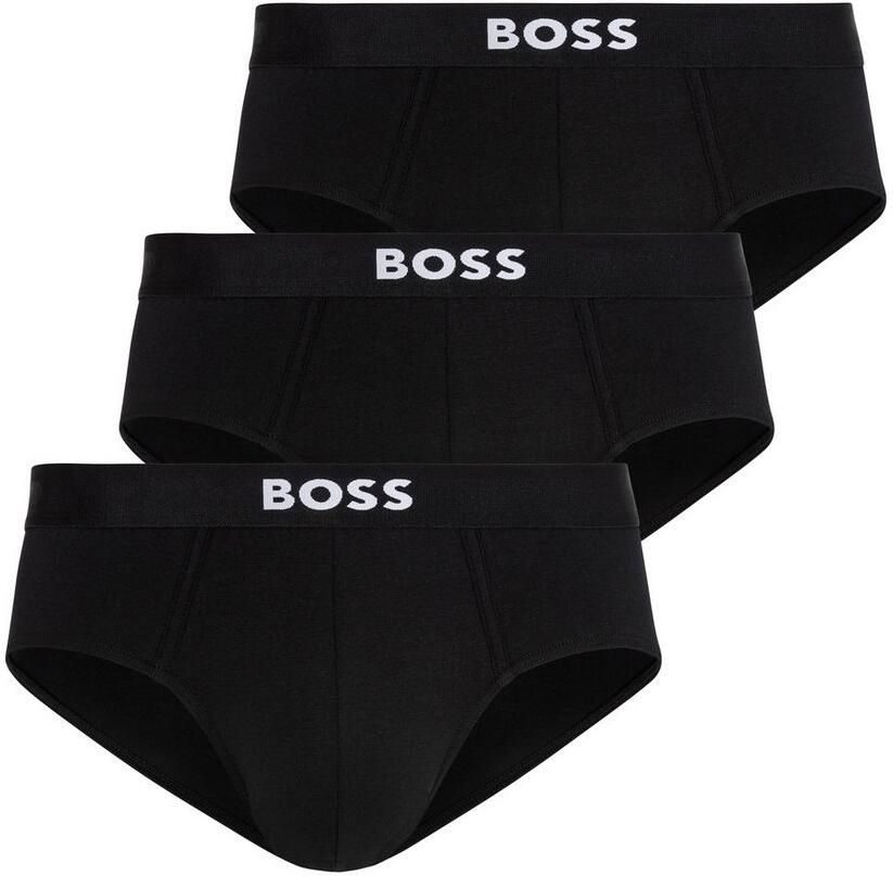 Boss Slip met elastische band met logo in een set van 3 stuks model 'ONE'