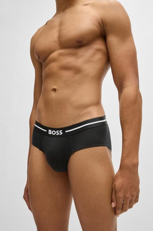 BOSS Hipster HipBr 3P Bold met black merklabel (Set van 3) - Foto 6