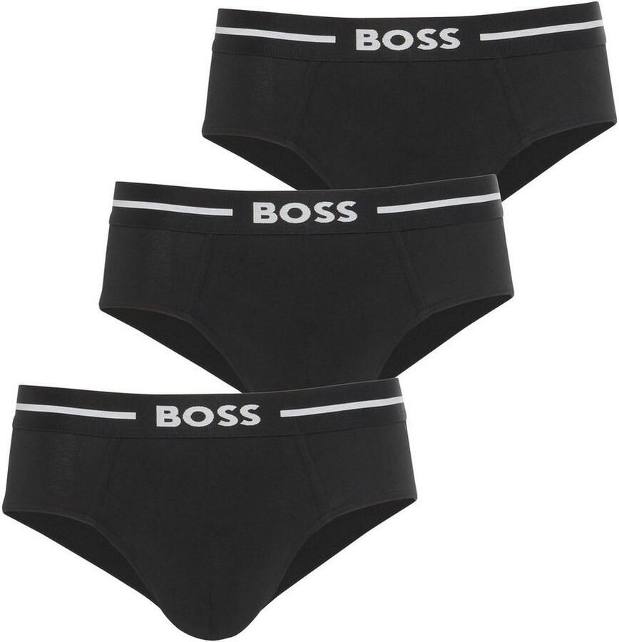 BOSS Hipster HipBr 3P Bold met black merklabel (Set van 3) - Foto 4
