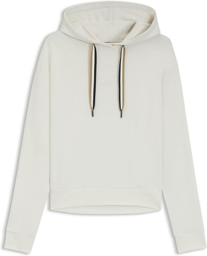BOSS Hoodie CP Stripe Hoodie met contrastkleurige koord