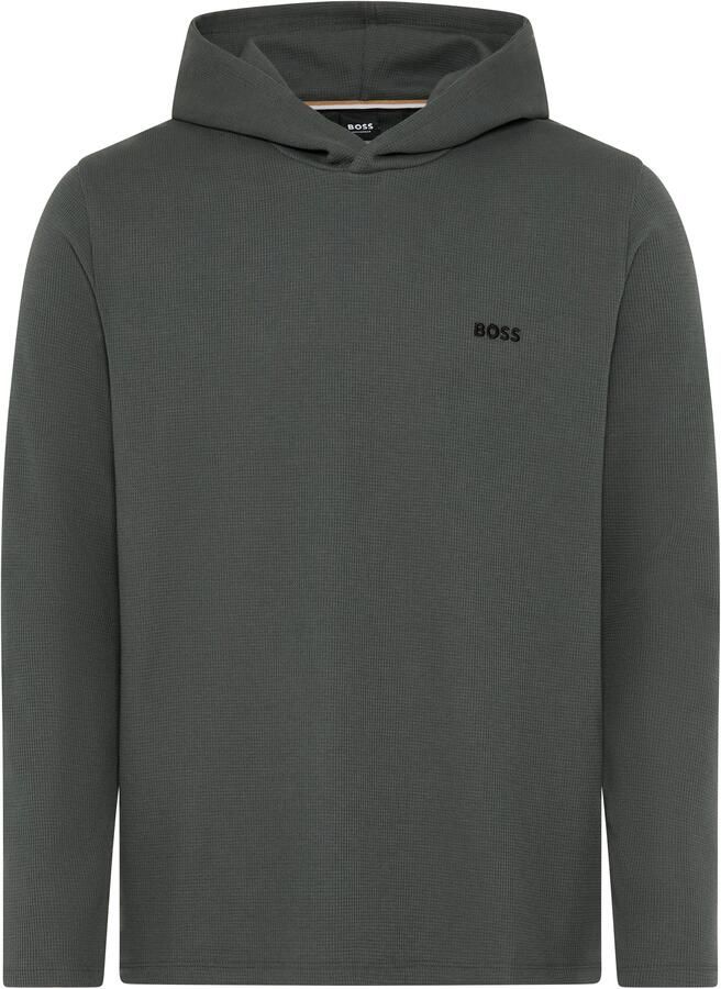 Boss Regular fit sweatshirt van katoenmix