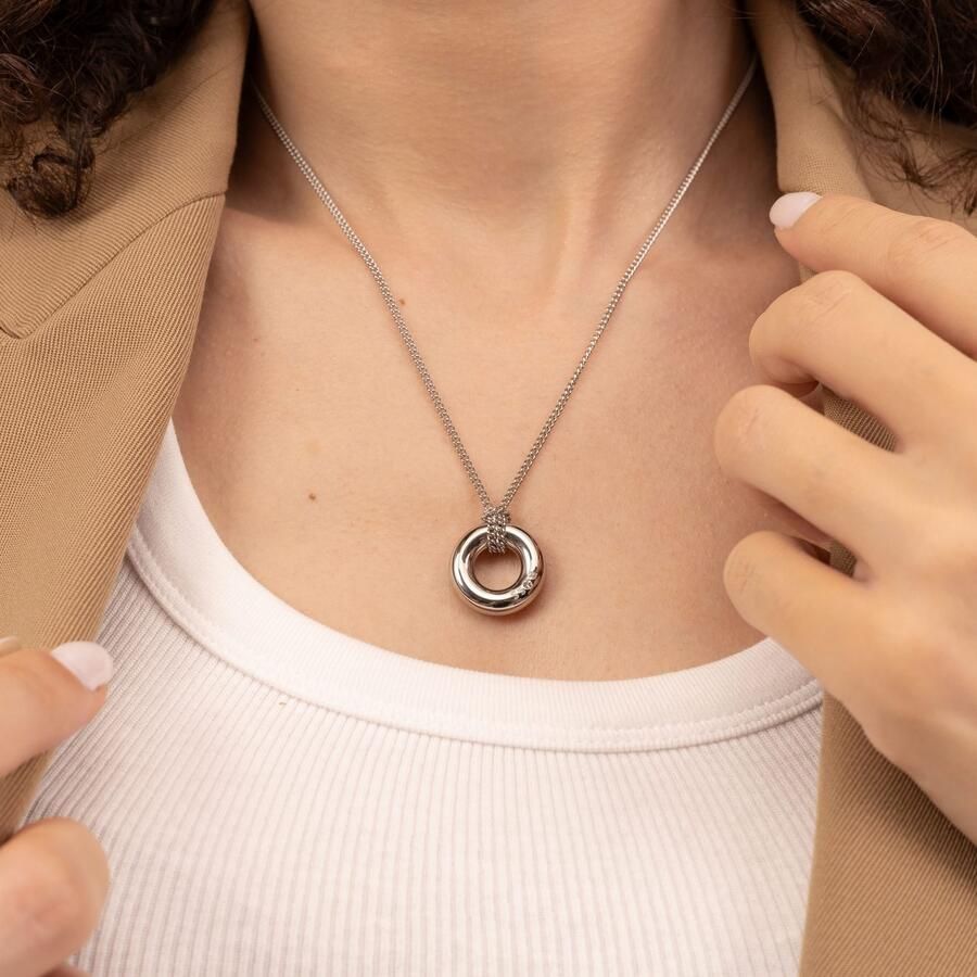 Boss Ketting met hanger Live met preciosa crystal