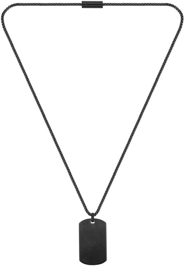 Boss Ketting met hanger Sieraad roestvrij staal halssieraad Venezianerketting ID