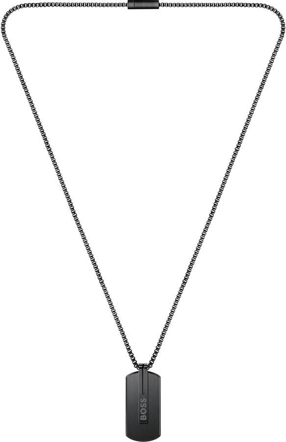 Boss Ketting met hanger Sieraad roestvrij staal halssieraad Venezianerketting ORLADO - Foto 3