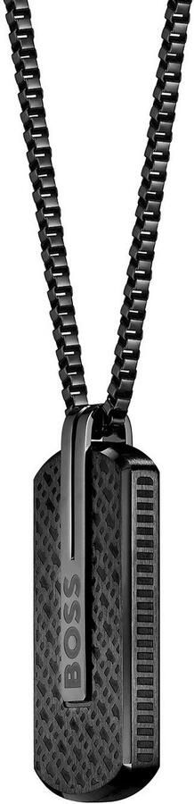 Boss Ketting met hanger Sieraad roestvrij staal halssieraad Venezianerketting ORLADO