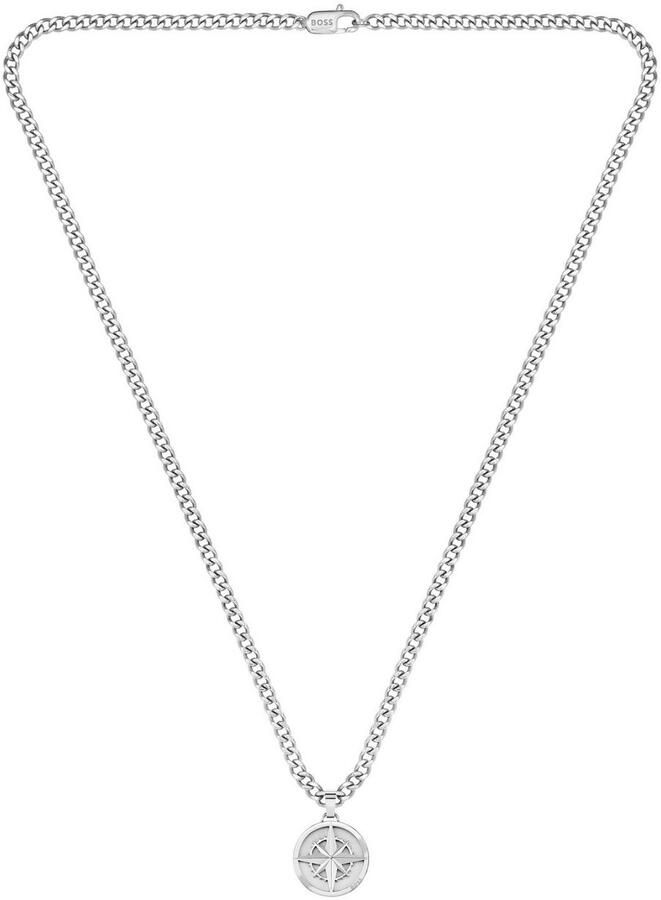 Boss Ketting met hanger Sieraden roestvrij staal halssieraad schakelketting NORTH voor hoodie shirt jeans sneakers ondergoed hugo orange!