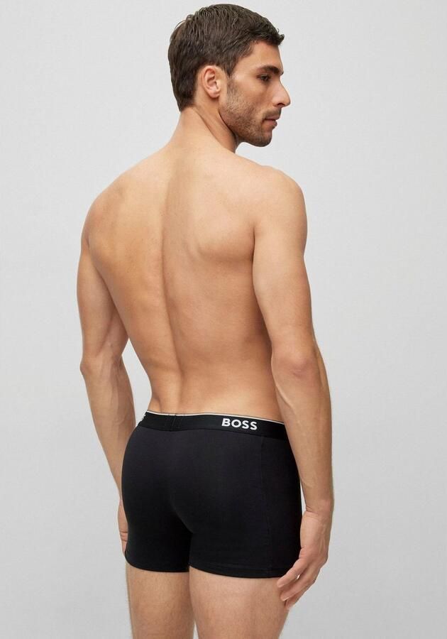 BOSS Lange boxershort BRIEF 3 PACK met in kleur bijpassende weefband (3 stuks) - Foto 11
