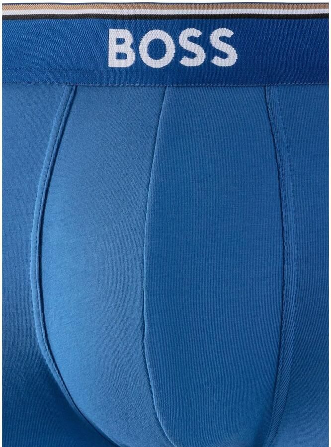 BOSS Lange boxershort BRIEF 3 PACK met in kleur bijpassende weefband (3 stuks) - Foto 11