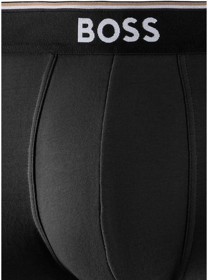 BOSS Lange boxershort BRIEF 3 PACK met in kleur bijpassende weefband (3 stuks) - Foto 20