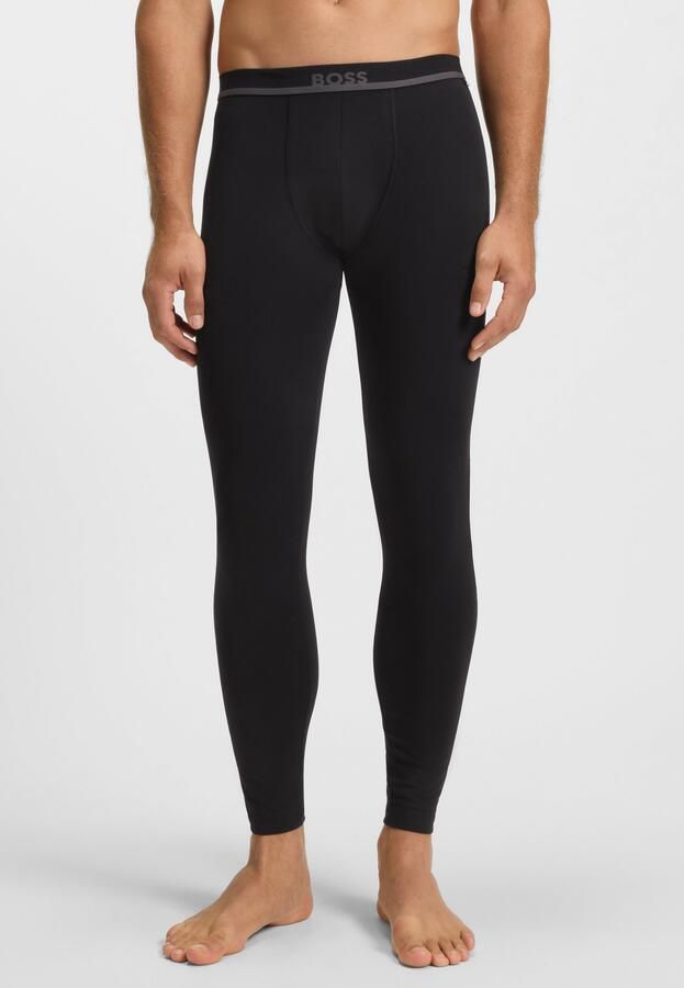 BOSS Lange onderbroek Long John 365 Solid met opdruk op de tailleband - Foto 4