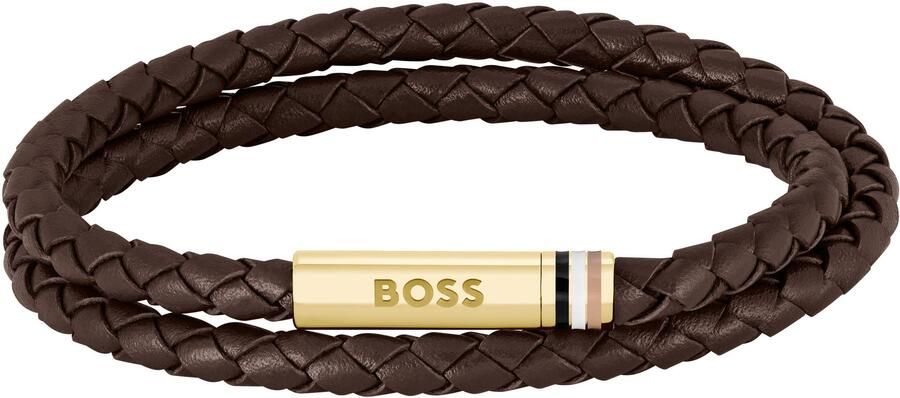 Boss Leren armband Ares - Foto 2