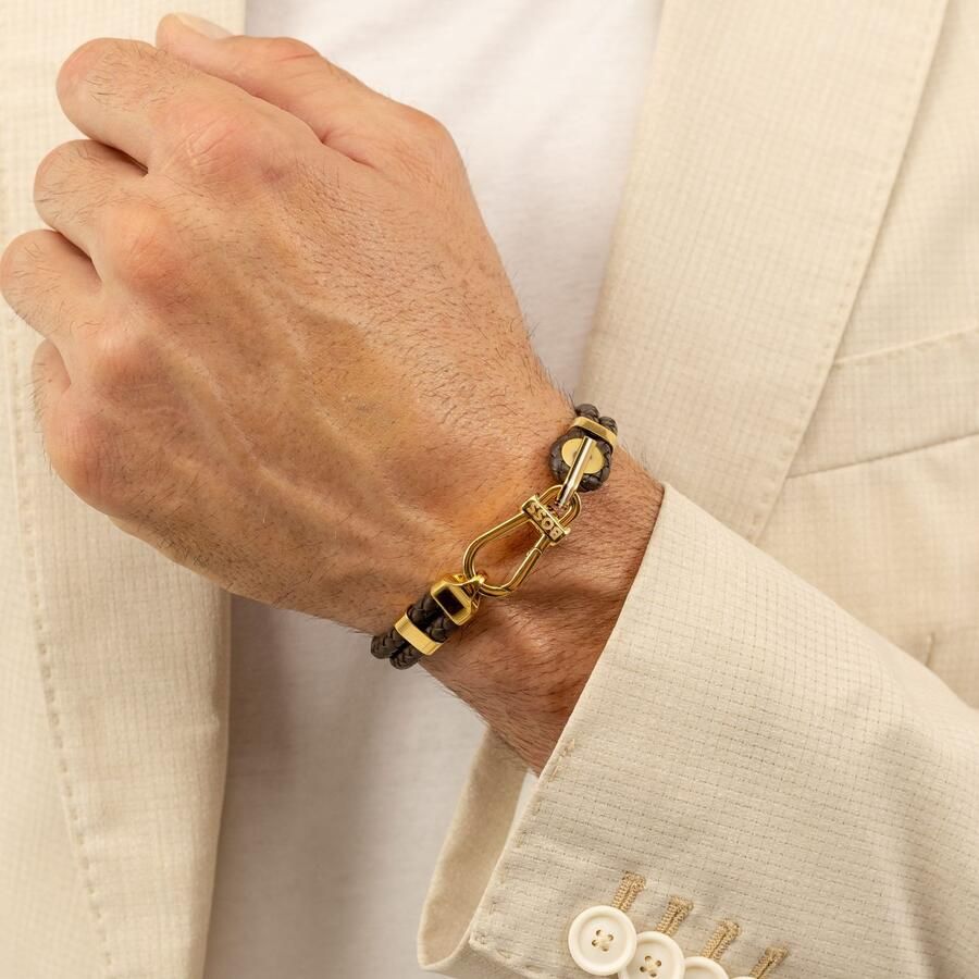 Boss Leren armband ARES PRIME