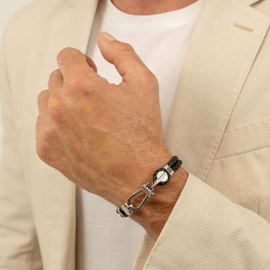 Boss Leren armband ARES PRIME