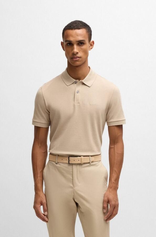 Boss Leren riem Calindo van suedeleer met metalen logo-sluiting - Foto 7