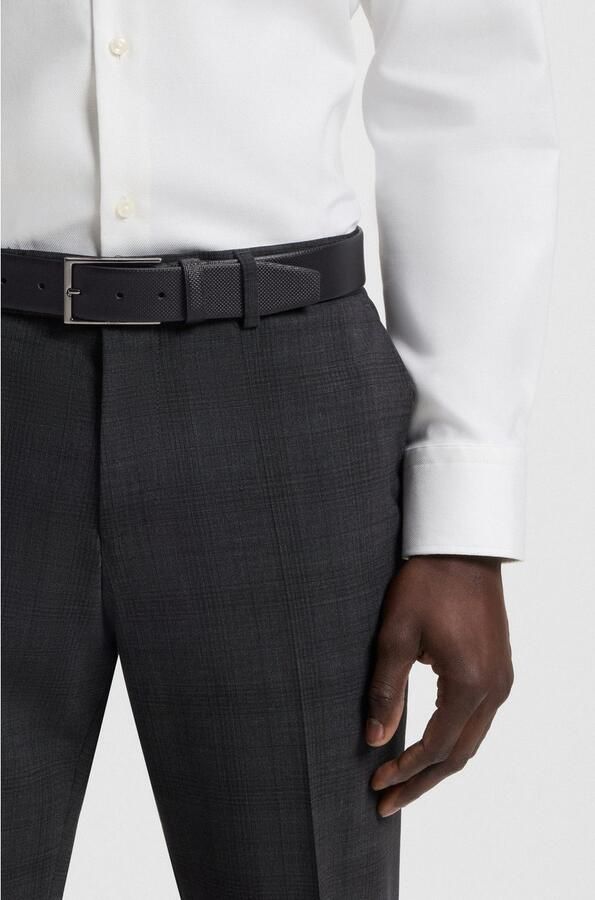 Boss Leren riem CARMELLO in structuur-look - Foto 4