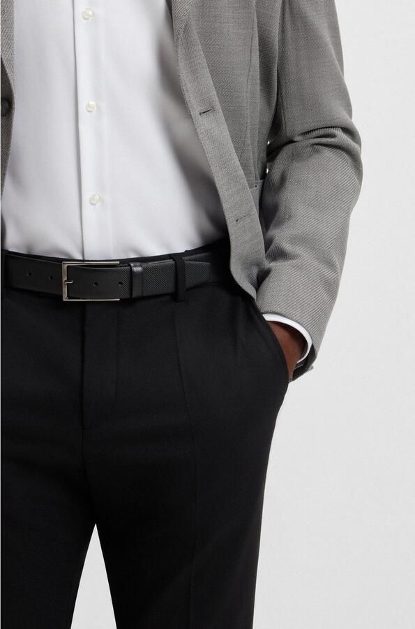 Boss Leren riem CARMELLO in structuur-look - Foto 5