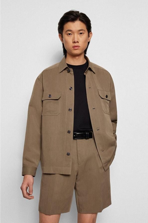 Boss Leren riem CARMELLO van gelooid leer met hugo logo-em ing op metalen sluiting - Foto 8