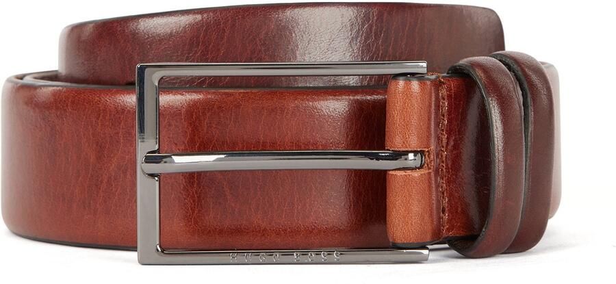 Boss Leren riem CARMELLO van gelooid leer met hugo logo-em ing op metalen sluiting - Foto 16