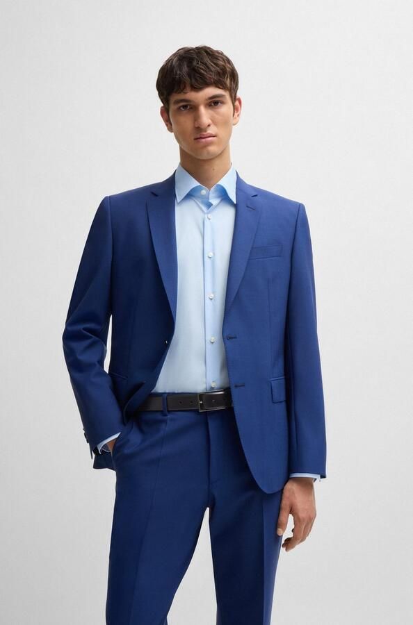 Boss Leren riem CARMELLO van gelooid leer met hugo logo-em ing op metalen sluiting - Foto 11