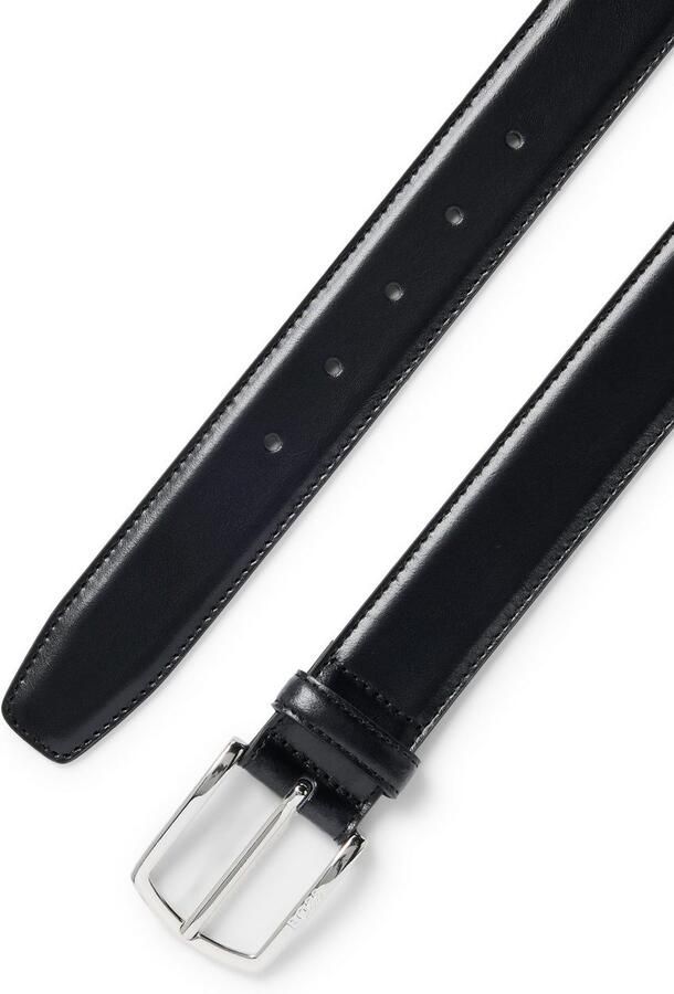 Boss Leren riem Claus-Tx-St_Sz35 met logo-gravering op de sluiting - Foto 3