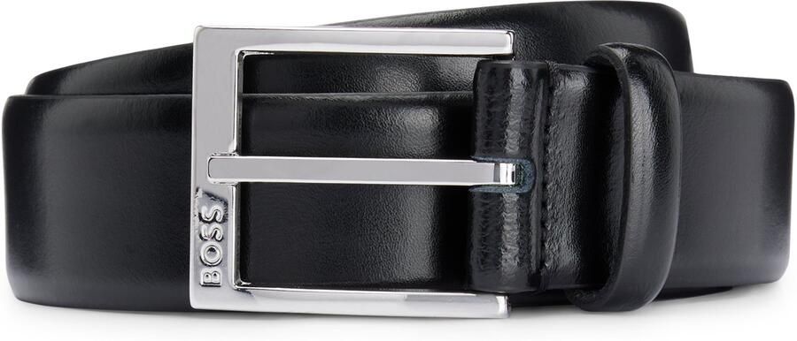 Boss Leren riem Elloy-PC-An_Sz35 met subtiele -reliëf op de sluiting - Foto 13