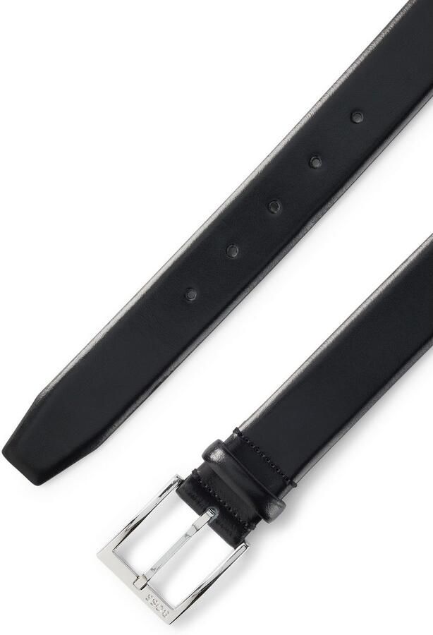 Boss Leren riem Elloy-PC-An_Sz35 met subtiele -reliëf op de sluiting - Foto 6