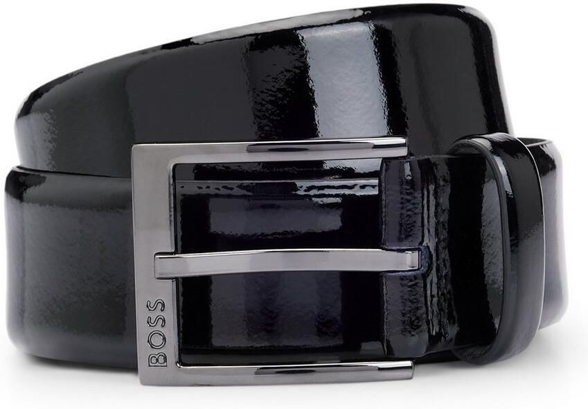 Boss Leren riem Elloy-PC-An_Sz35 met subtiele -reliëf op de sluiting - Foto 10