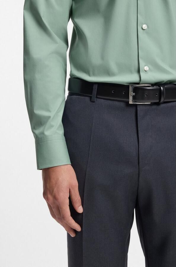 Boss Leren riem Elloy-PC-An_Sz35 met subtiele -reliëf op de sluiting - Foto 9