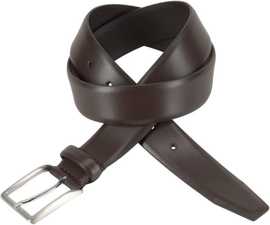 Boss Leren riem Erman-L_Sz35 met subtiele -reliëf op de sluiting - Foto 5