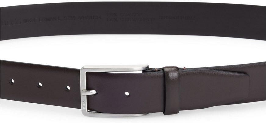 Boss Leren riem Erman-L_Sz35 met subtiele -reliëf op de sluiting - Foto 13