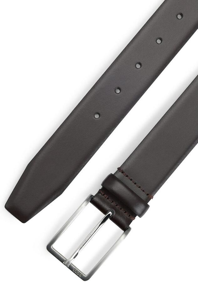 Boss Leren riem Erman-L_Sz35 met subtiele -reliëf op de sluiting - Foto 7