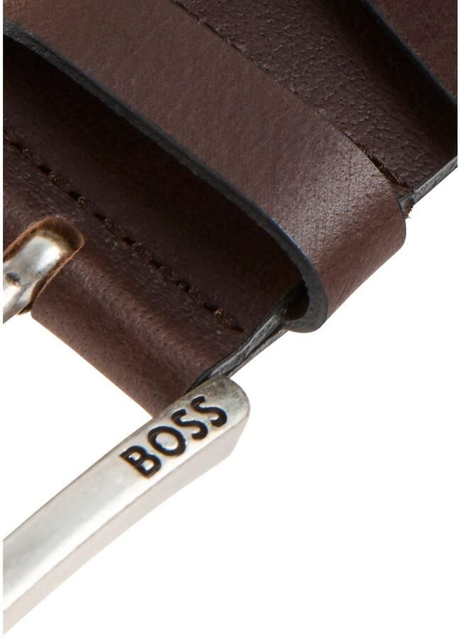 Boss Leren riem Janni Sz40 met reliëf op de sluiting - Foto 4