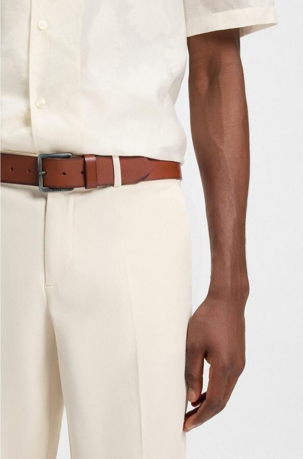 Boss Leren riem Jeeko_Sz40 met matte gesp - Foto 3