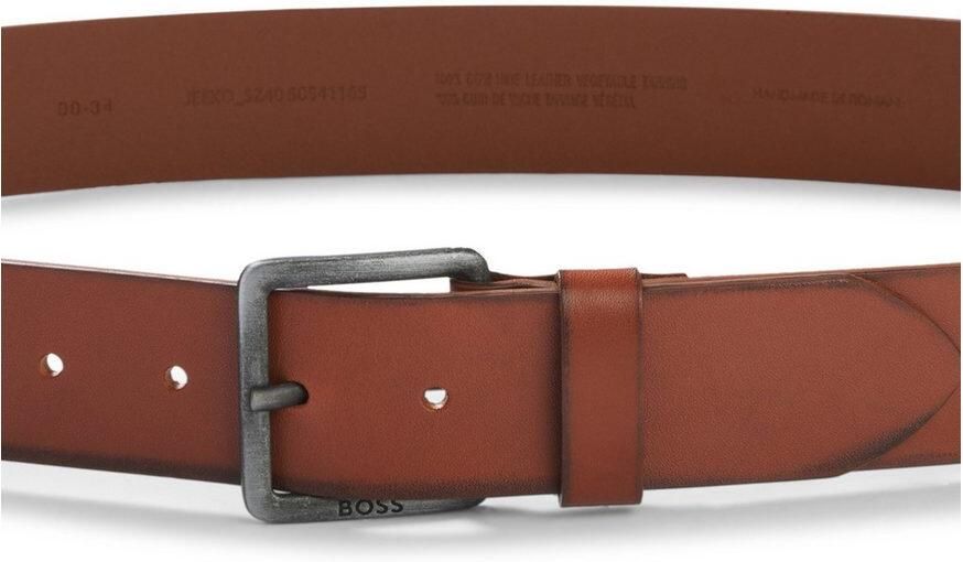 Boss Leren riem Jeeko_Sz40 met matte gesp - Foto 5