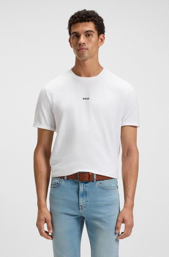 Boss Leren riem Jeeko_Sz40 met matte gesp - Foto 4