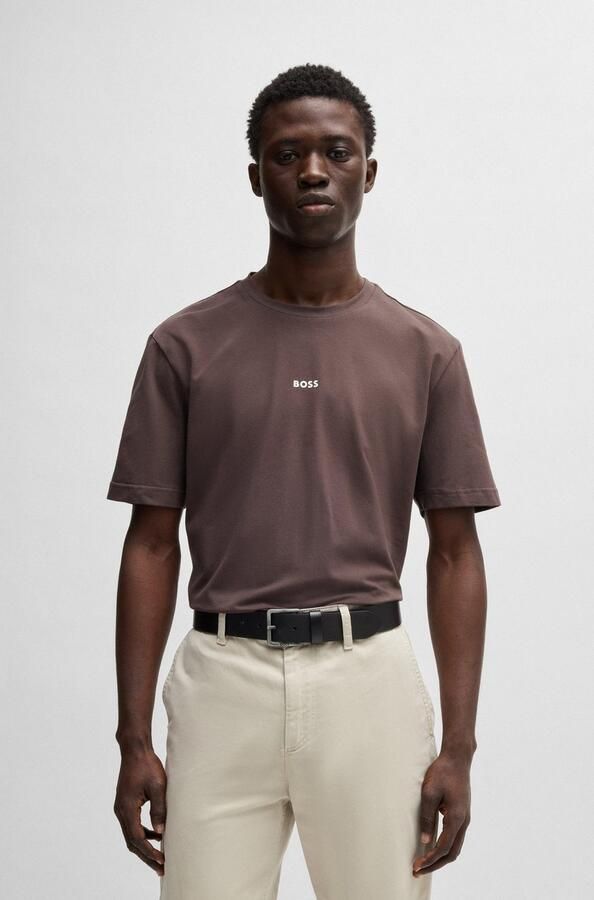 Boss Leren riem Jeeko_Sz40 met matte gesp - Foto 4