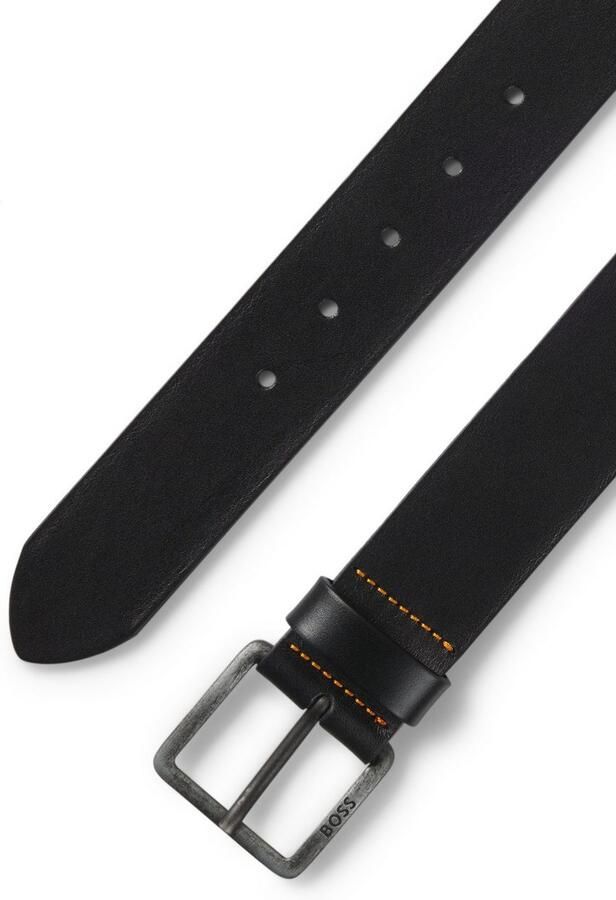 Boss Leren riem Jeeko_Sz40 met matte gesp - Foto 3