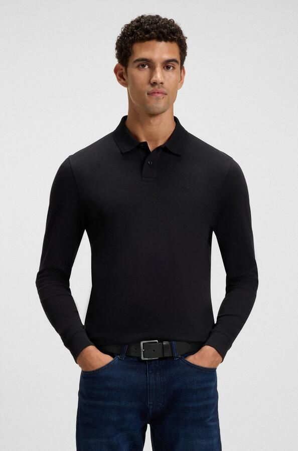 Boss Leren riem Jeeko_Sz40 met matte gesp - Foto 5