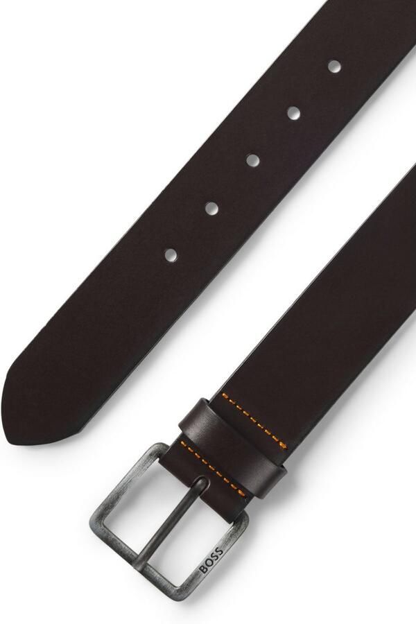 Boss Leren riem Jeeko_Sz40 met matte gesp - Foto 4