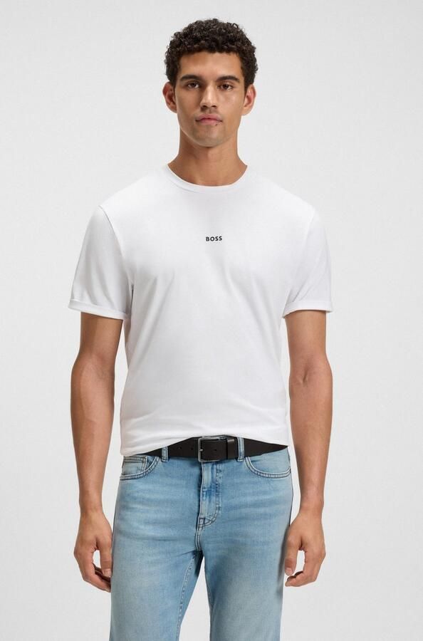 Boss Leren riem Jeeko_Sz40 met matte gesp - Foto 6