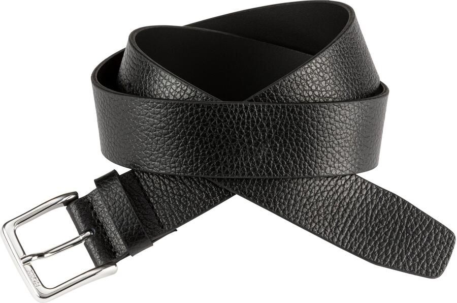 Boss Leren riem Ronnie-Gr_Sz35 van generfd leer - Foto 3