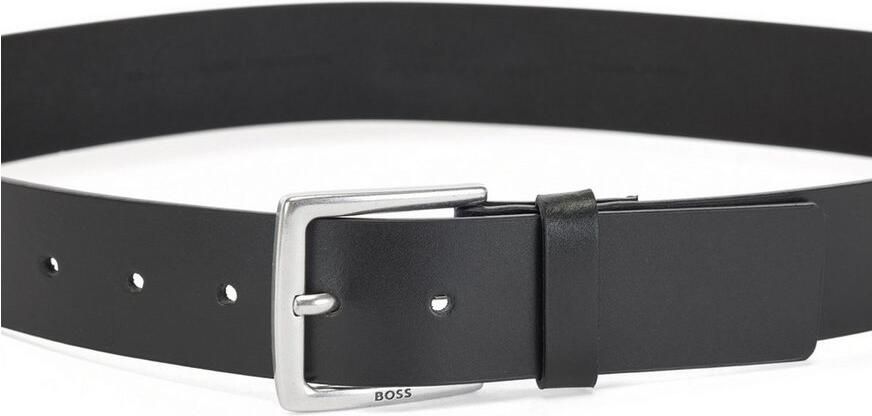 Boss Leren riem Rummi_Sz40 van italiaans leer met metalen details in antiek-look - Foto 11